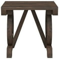 thumbnail image 3 of vidaXL Garden Footstool Set of 2 Burnt wood tone Solid fir wood Medium, 3 of 5