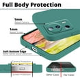 thumbnail image 5 of Compatible with Xiaomi 13 Lite Case Shockproof, Liquid Silicone Ultra Slim Protective Xiaomi 13 Lite Phone Case Soft Anti-Scratch Cover with Full Body Protection Cases (Dark Green), 5 of 14