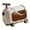 Brown, variant on Kids Suitcase Rolling Storage Travel Case Hardside Durable PP Material for Child Toddlers Family Trips