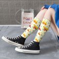 thumbnail image 6 of Picia Women Crew Soft Moisture-wicking Socks Heavy Equipment Pattern Design Cotton Socks, One Size fit All, 6 of 9