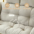 thumbnail image 5 of POCASSY Double Wicker Egg Chair with Cushion, 5 of 6