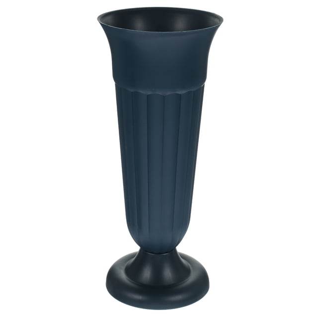 ColoMX Macetero de urna, florero conmemorativo, soporte de flores para tumba de cementerio, contenedor de flores para cementerio, macetero de urna