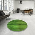 thumbnail image 3 of Ahgly Company Indoor Rectangle Patterned Green Apple Green Area Rugs, 7' x 9', 3 of 6