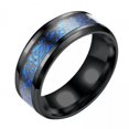 thumbnail image 1 of Joyería de disfraz Strade Fareast Limited Acero inoxidable anillo dragón 4 piezas, 1 of 8
