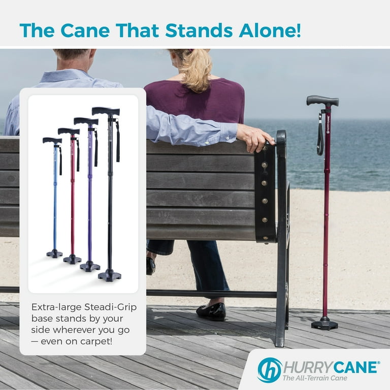 【期間限定！最安値挑戦】 HurryCane Freedom Adjustable Cane, Foldable Walking Edition その他
