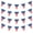 triangle, variant on 2 Packs Of 60Pcs In Total American Flag, Independence Day Banner Flag, Outside, For Patriotic Events, Sports, Bars Decorations -Triangle -20*28Cm