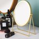 thumbnail image 3 of Standing Magnifying Mirror, Gold, 3 of 5