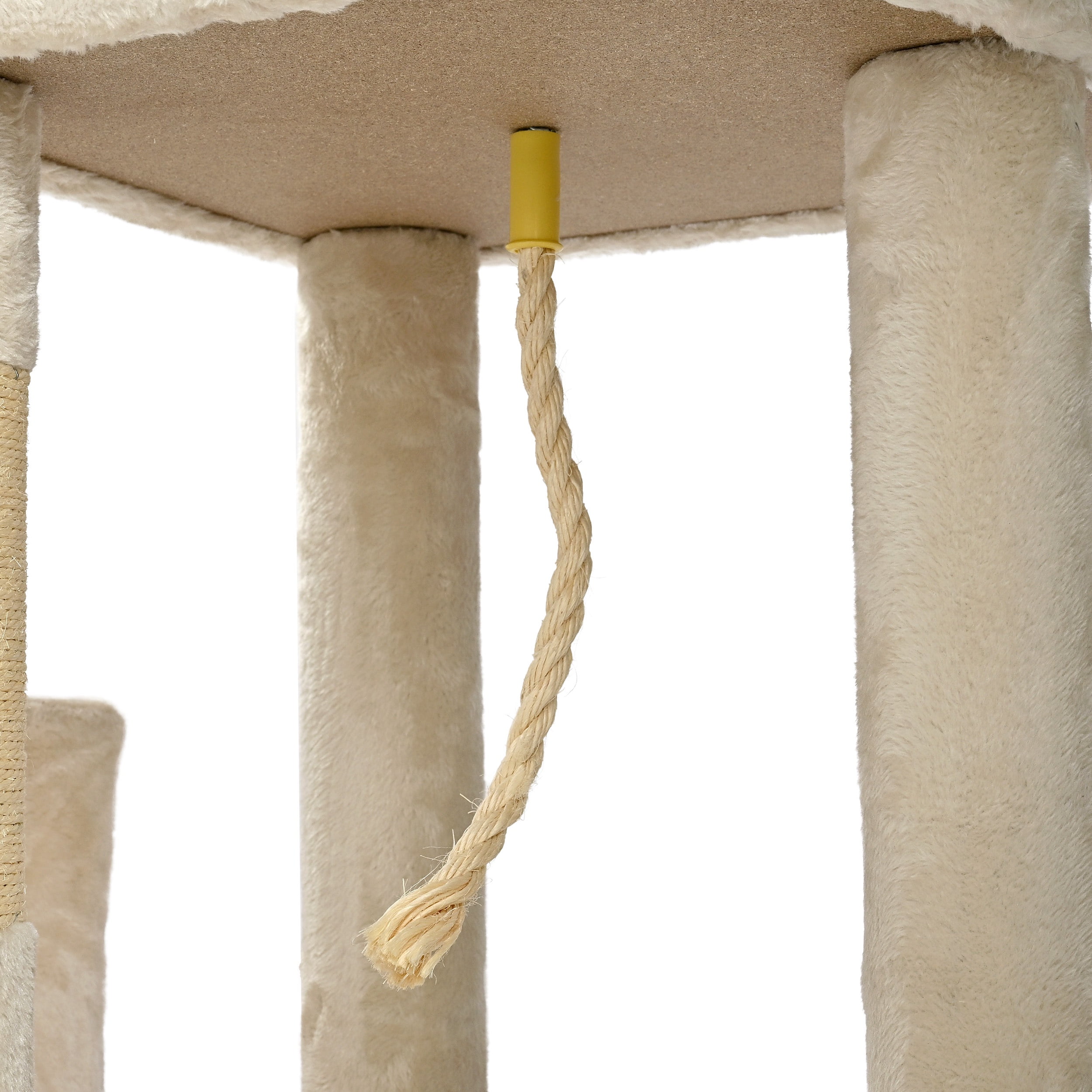 Vibrant Life Heavy Duty 8-Level 61" Cat Tree with Condo, Beige