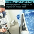 thumbnail image 5 of MAXIFILM 16ft x 350 ft Roll Blue Premium Overspray Paintable Plastic Sheeting - 8 Micron, 0.3 Mil Quantity: 1 Pack, 5 of 7