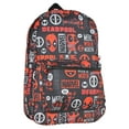 thumbnail image 1 of Marvel Deadpool Merc With A Mouth Verbiage All Over Print Laptop Backpack, 1 of 4