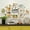 White and Log-(Includes Black Butterfly Sticker), variant on Creative Photo Wall Photo Frame Combination Living Room Hanging Wall Punch-Free Custom Background Decorations
