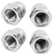 thumbnail image 2 of 100Pcs Tuerca Hex Acorn Dome Set Kit de acero inoxidable Tornillo Cubierta de protección M8 Plata, 2 of 8