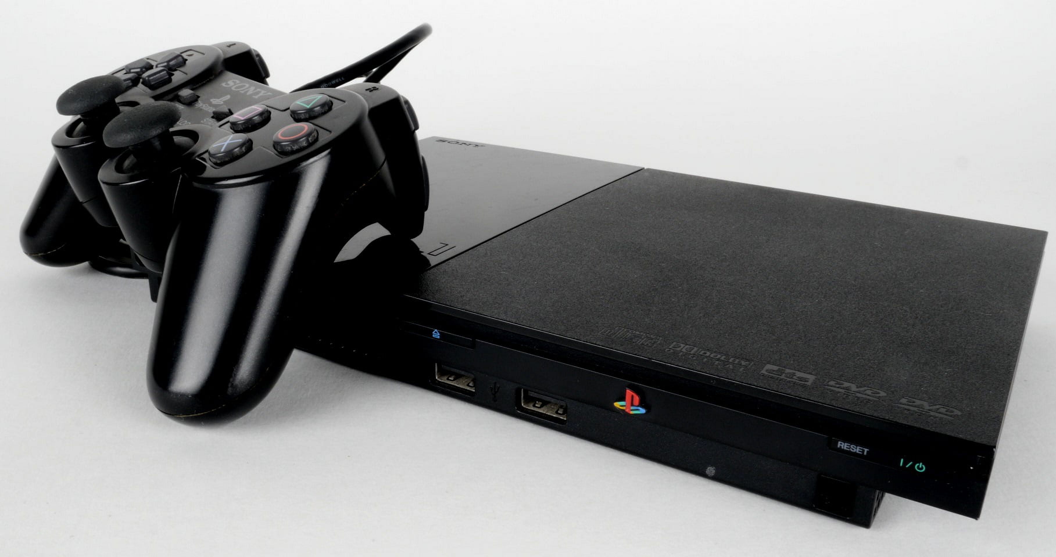Restored Sony PlayStation 2 Slim Game Console (Refurbished