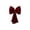 Wine, variant on Moonsky Large Velvet Ribbon Bow – 12x13.7 Inch Hanging Ornament for Christmas Tree, Wreath & Porch Decor