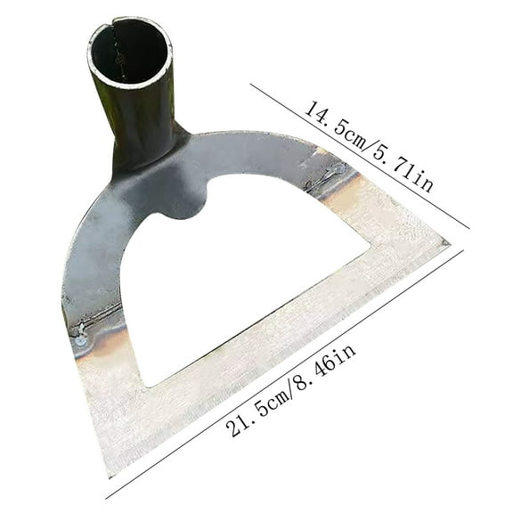 Hodwiequ Thickened Hollow Hoe Forged Saw Blade Steel Weeding Planing Agricultural Hardware Manganese Steel Hollow Hoe M