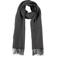 thumbnail image 3 of Set of 10 Dark Grey Pashmina Scarf Shawl, Bridesmaid Shawl, Bridal Wrap, Wedding Shawl, 3 of 3