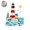 Blue, variant on Handmade Sea Glass Lighthouse Wall Art Decoration Desktop Crafts for Living Room Bedroom Office Coastal Home Decor