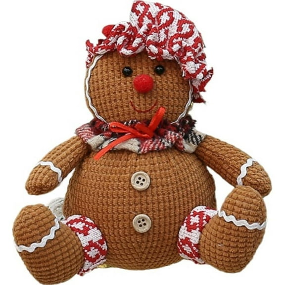 Pekkaxy Christmas Gingerbread Ornaments For Xmas Tree,Plush Stuffed Ginger Man Figurine Tree,Gingerbread For Christmas Ornaments Han