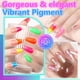thumbnail image 2 of Esmalte de uñas ABAC Solid Gel, 24 colores, sin hema, con brocha Pro, 2 of 9