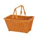 thumbnail image 2 of Cesta de Picnic, cesta tejida de mimbre de imitación, organizador rústico resistente, cesta de frutas, cesta de almacenamiento para servir para bodas 23cm x 125cm x 14cm, 2 of 8