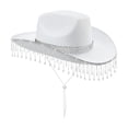thumbnail image 2 of Sombrero de Vaquera Strade Fareast Limited decoración Temática Fiesta de disfraces con Cordón de Viento, 2 of 8