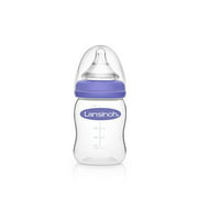 Lansinoh Momma Breastmilk Feeding Bottle with NaturalWave Slow Flow Nipple, 5 Ounces