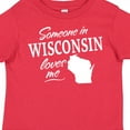 thumbnail image 4 of Inktastic Someone in Wisconsin Loves Me Boys or Girls Toddler T-Shirt, 4 of 5