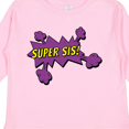 thumbnail image 4 of Inktastic Super Sis Girls Long Sleeve Toddler T-Shirt, 4 of 5