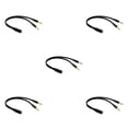 thumbnail image 1 of Bearachild 3.5mm Y Splitter 2 Jack a 1 Auriculares Micrófono Adaptador de audio Conector de cable Type7 NO7, 1 of 6