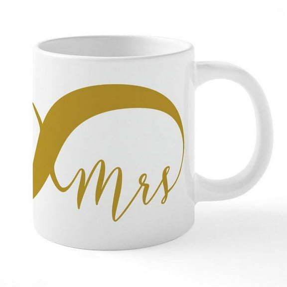 CafePress - Mr. And Mrs. Mugs - 20 Oz White Ceramic Mega Mug