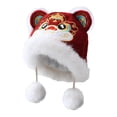thumbnail image 2 of freneci Chinese Lion Dance Hat Cap Cosplay Headdress Animal Party Hat for Event Birthday 19cmx19cmx8cm, 2 of 8