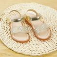 thumbnail image 3 of Girls Sandal Open toe Strap Toddler Summer Shool Flats, 3 of 6