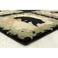 thumbnail image 7 of HomeRoots Decor 371929 23 x 86 in. Black Polypropylene Runner Rug, 7 of 7