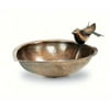 Achla Heart-Shaped Bird Bath, Copper Colored