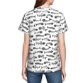 thumbnail image 7 of Wukai Fish Bones Youth Unisex Short Sleeve T-Shirt for Boys, Girls, Teens, and Kids-Medium, 7 of 7
