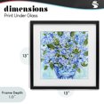 thumbnail image 4 of Stupell Industries Farmhouse Cool Bouquets in Blue Vase Black Framed Print Under Glass, 13 x 13, by Estelle Grengs, 4 of 8