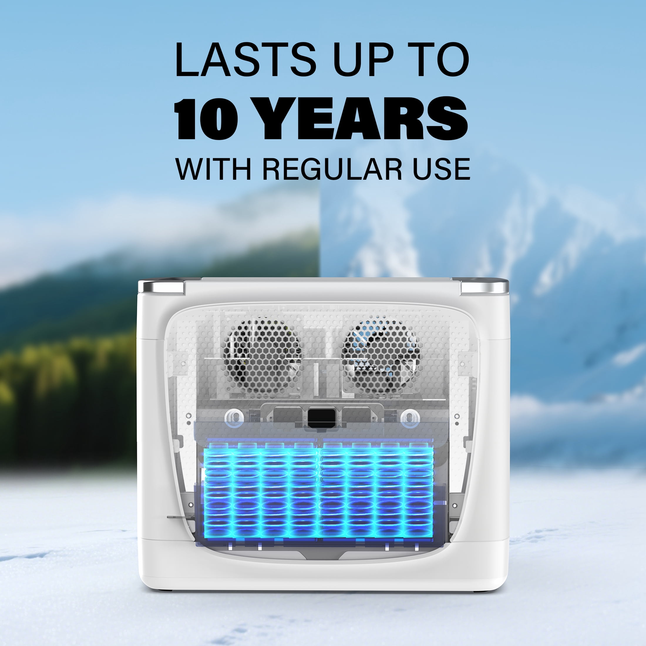 HEPWAY Portable Power Station,2000W 2048Wh LFP Battery 3000+ Cycle to 80%, Expandable Up To 32,768Wh with X-Boost 3600W, Full Charge in 1.3Hr, 2400W Solar Generator for Home UPS Backup RV Camping