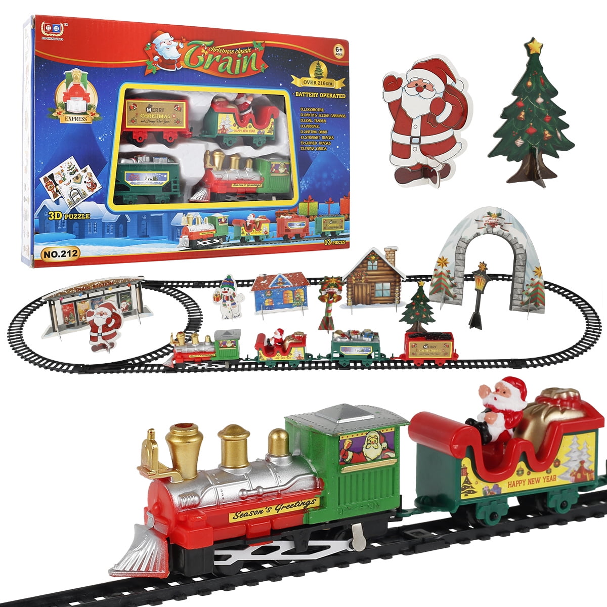 Christmas Musical Train & Track Toys Set Kids Party Birthday Gift Decoration by Easygift Products EGT