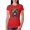 Red, variant on My Favorite Breed is The One In Need | Colorful Labrador Dog | Dean Russo Art Animal Lover Womens Slim Fit Junior Tee, Red, XL