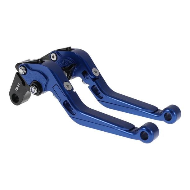 Palancas de freno y embrague cortas y largas para Honda X11 1999-2002, palanca de freno ajustable de motocicleta, aleación de aluminio, azul sólido