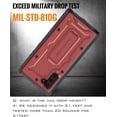 thumbnail image 5 of ArmadilloTek Vanguard Case Compatible with Samsung Galaxy Note10 Military Grade Full-Body Rugged with Built-in Kickstand [Screenless Version] - Red, 5 of 5