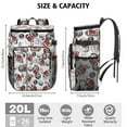thumbnail image 3 of Softball and Baseball Sports Backpack Cooler, Leakproof and Insulated, Perfect for Training and Game Days, 3 of 6