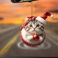 thumbnail image 4 of Christmas Countdown Advent Calendar Cat Ornament Calendar 2024 Cartoon Festival Supplies Funny Wall Decoration For Holiday Party, 4 of 5