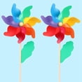 thumbnail image 4 of DIY Wood Stick Yard Ornaments Garden Decor Kids Toy Wind Spinner Windmill 32CM, 4 of 8
