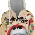 thumbnail image 4 of Merry Christmas Santa Maltese Scarf Twinkling Lights Xmas Holiday All Over Print 3D Hooded Duffle Toggle Coat Maltese Dog Lover Gifts Idea - 00022, 4 of 6