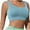 Blue, variant on DDAPJ pyju Ribbed Sports Bras for Women U Back Wireless Medium Impact Padded Yoga Workout Bra Button Design Wireless Push Up Bras Limited Time Sales Black L