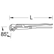 Gedore 175 2 Pipe wrench 2