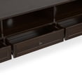thumbnail image 5 of Simpli Home Warm Shaker 72 inch Wide Solid Wood Low TV Stand in Tobacco Brown For TVs up to 80 inches, 5 of 13