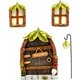 thumbnail image 1 of Ventana y puerta de casa en miniatura, decoraciones de árboles de hadas en miniatura, puertas de árboles de decoración de hadas, estatua de árbol al aire libre con linterna de hadas, para accesorios, 1 of 5