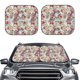 thumbnail image 2 of Fotbe Roses Mixed Zebra Juego de 2 Piezas de Parasoles para Parabrisas | Bloqueador Solar para Auto | Accesorios Plegables para Protección Solar Interior-Medium, 2 of 6